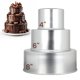 thumbnail image 1 of Moldes para tartas Aunt Shannon's Kitchen, altos y redondos, 10 cm, 15 cm, 20 cm, 1 of 8
