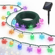 thumbnail image 1 of Luces Solares Navidad Multicolor 4m 20 Led Copos Esferas, 1 of 10