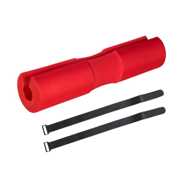 Almohadilla Para Barra, Almohadilla Para Sentadillas, Almohadilla Antideslizante Para Puente De Glúteos Para Empujes De Cadera, Entrenamiento En Gimnasio, Color Rojo
