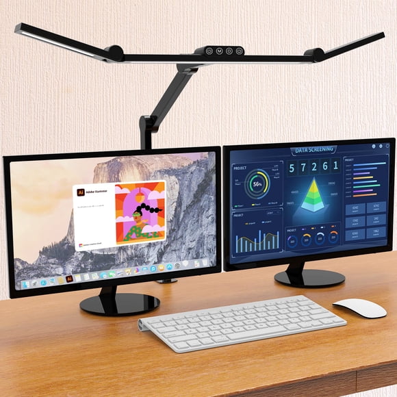 Lámpara de escritorio Micomlan LED de 24 W, ultrabrillante, con atenuación automática