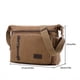 thumbnail image 1 of 1pc Men's Crossbody Messenger Bag Canvas Bag With Upgrade Thickened Canvas Material Messenger Bag Singel Shoulder Large Capacity Bag Large Capacity Multi-Pocket, 1 of 5
