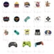 thumbnail image 2 of Tema de controlador de videojuegos Mainivo de Cupcake Toppers, 36 unidades, 2 of 6