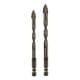thumbnail image 2 of Broca Excéntrica De Cuatro Flautas Con Dientes De Sierra Y Punta De Carburo Para Mármol Y Terracota (2 Unidades), 2 of 5