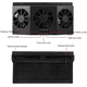 thumbnail image 4 of Ventilador Solar Para Auto Con 3 Turbinas Y Control Independiente, 4 of 6