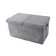 thumbnail image 1 of Cajas de almacenamiento con tapa y asa, contenedores organizadores plegables para ropa de cama, cestas cúbicas con divisor extraíble para el hogar, dormitorio, armario, oficina., 1 of 7
