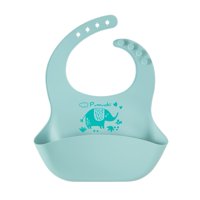 Pumucki - Babero De Silicona, Color Verde