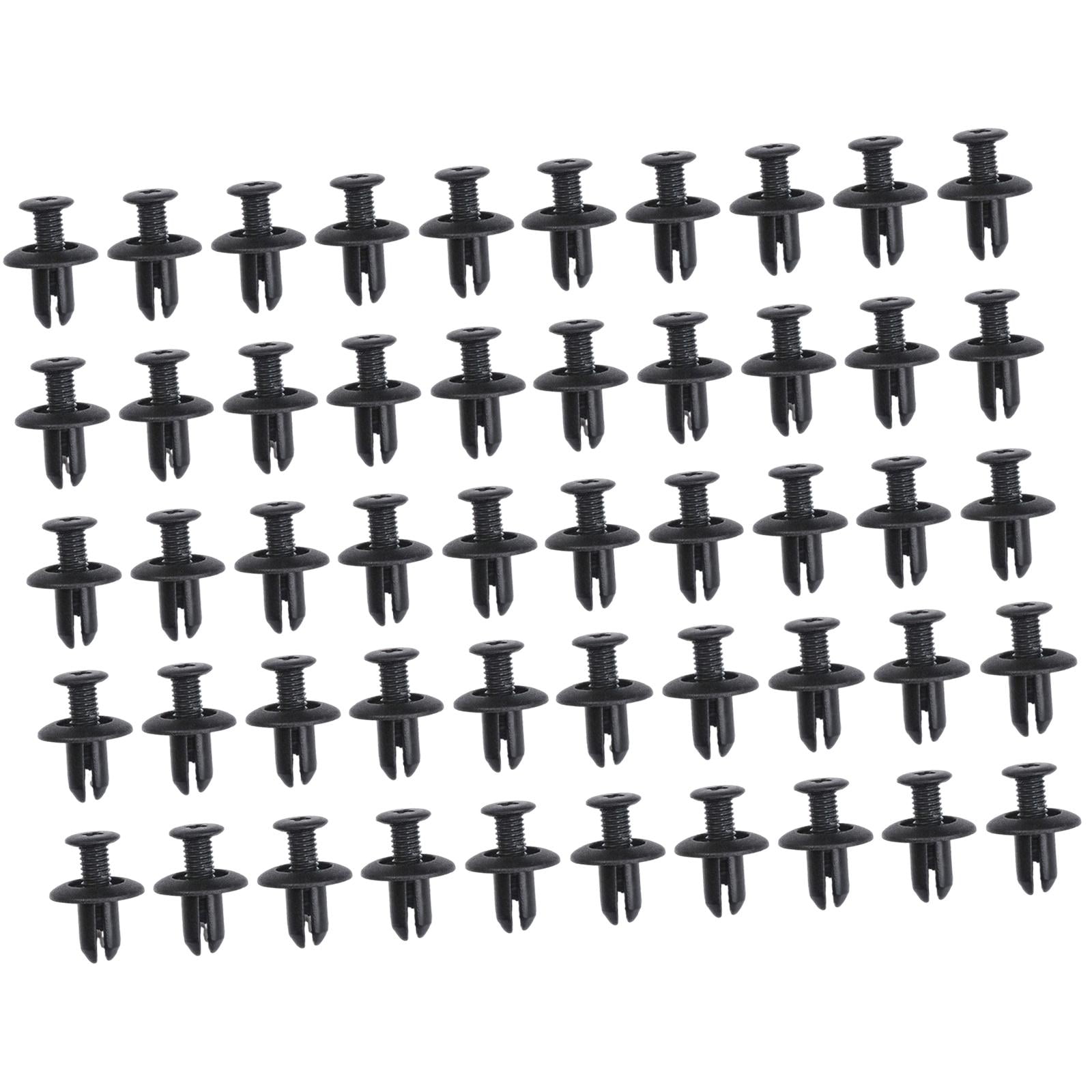 Kit De 100 Clips Et Rivets Auto - Attaches Pour Pare-chocs, Portières, Panneaux - Universel