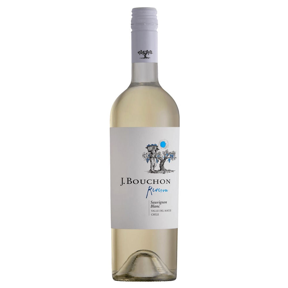 Vino Blanco Chicureo Sauvignon Blanc Botella 750 cc J. Bouchon