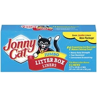 Pet-4-All - Forro De Basura Jonny Cat Jumbo Con Cordón De 5 Quilates Para Gatos