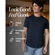 thumbnail image 5 of Camisetas para hombre True Classic con dobladillo curvo, paquete de 4, talla XL, 5 of 9