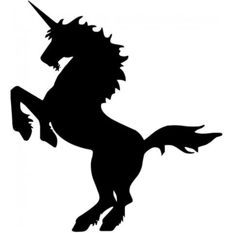 Rienda Libre Graphics - Decomural Rearing Unicorn Fairy Tale Ws-15293