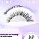 thumbnail image 5 of Extensiones de pestañas ALICE Wispy Lash Clusters 168 piezas, 5 of 9