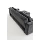 thumbnail image 2 of Sofá L 3C Reclinable Gris Oscuro Felpa, 2 of 3