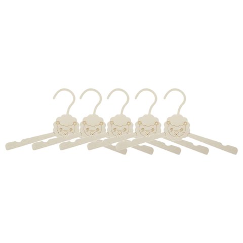 Bothyi - Juego De 5 Perchas Resistentes Para Ropa De Bebé, Ideales Para La Habitación De Los Niños Pequeños. Diseño De León.