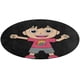 thumbnail image 1 of El Mundo de Ryan Alfombra Redonda de Felpa Coral, Antideslizante, No Desprende Pelusas, Lavable y Duradera para Salón, Dormitorio y Habitación de Niños 60cm, 1 of 6