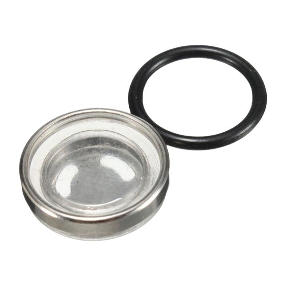 Mirilla de bomba de aceite Piezas universales Reemplazo Accesorio duradero fácil de instalar con sello transparente para cilindro maestro de embrague 10 mm