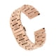 thumbnail image 2 of brazalete de correa de acero inoxidable para hombre reloj de pulsera de oro rosa 23mm, 2 of 3