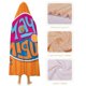thumbnail image 4 of Maya y Miguel Manta Capa con Capucha Anti-Bolitas, Manta de Lana Ártica Suave, Manta Portátil de Felpa Ligera y Lujosa, Poncho para Siesta en Casa y Oficina, 100*130cm, 4 of 6