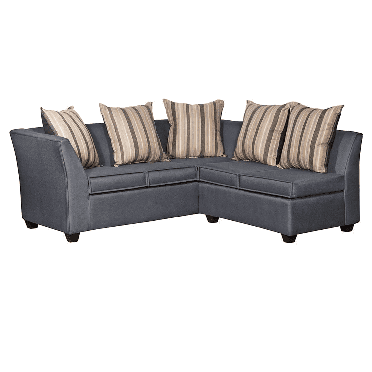 Ruzam Mobel - Seccional Divean 5 Cuerpos Gris Lino