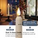 thumbnail image 2 of Homemory 6 Pcs Window Candles with Sensor Dusk to Dawn, Ivory, 2 of 3