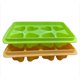 thumbnail image 1 of Moldes Plástico Corazón 8 Cubos Hielo Naranja Verde, 1 of 2
