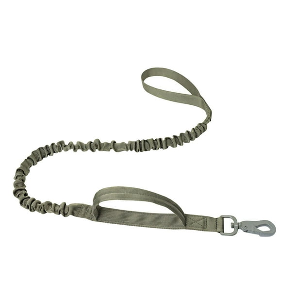 Correa Elástica Para Perros Correa Para Caminar De Seguridad Duradera Y Resistente Para Perros Con Mango Y Gancho A Presión Verde
