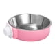 thumbnail image 1 of Crate Dog Bowl, Alimentador de Agua para Conejos y Hurones, Rosa, 1 of 5