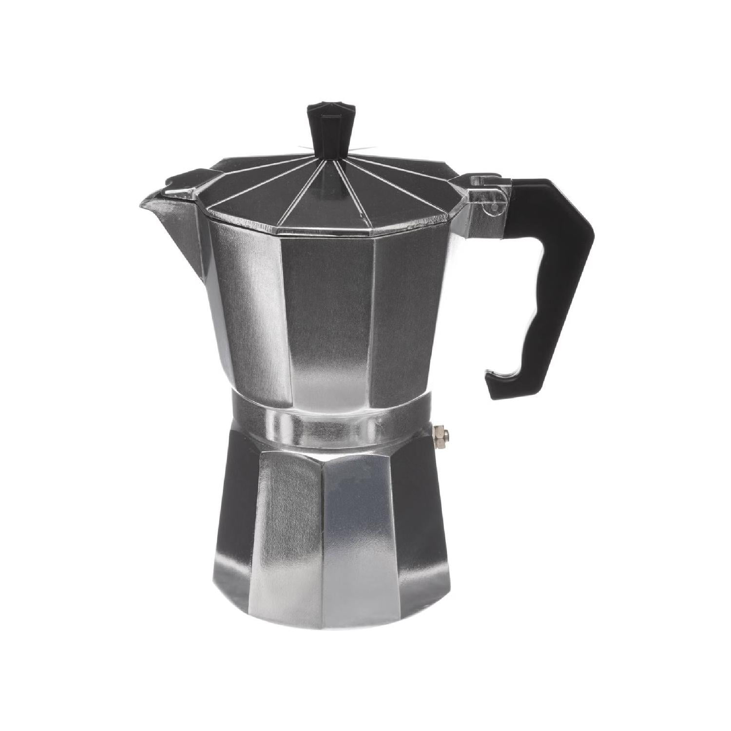 Secret De Gourmet - Cafetera Italiana Acero Inoxidable 6 Tazas