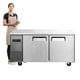 thumbnail image 2 of Meson Refrigerado 150 Cm Acero Inox. 2 Puertas 400 Litros, 2 of 9