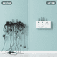 thumbnail image 2 of Repisa Flotante Router WiFi Organizador Consolas Blanco, 2 of 10