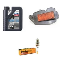 Liqui Moly - Kit Mantencion Honda New Elite Fi 125 Aire + Bujia + Aceite