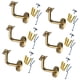 thumbnail image 1 of 6 Piezas De Soporte De Barandilla De Acero Inoxidable Para Escaleras De Pasillo, Soportes De Pasamanos De 6 Cm X 8 Cm, Curva Fija, 1 of 5