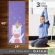 thumbnail image 3 of Esterilla de yoga Gaiam Kids 152 x 61 cm, 3 mm, no tóxica, Twinkle Toes, 3 of 5