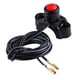 thumbnail image 1 of Motocicleta Atv 22mm Manillar Motor Kill Stop Botón De Inicio Interruptor Rojo, 1 of 3