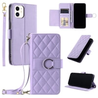 Funda Tipo Billetera Foxdock Para Iphone 12 – Tapa Abatible Con Correa Para Mujer