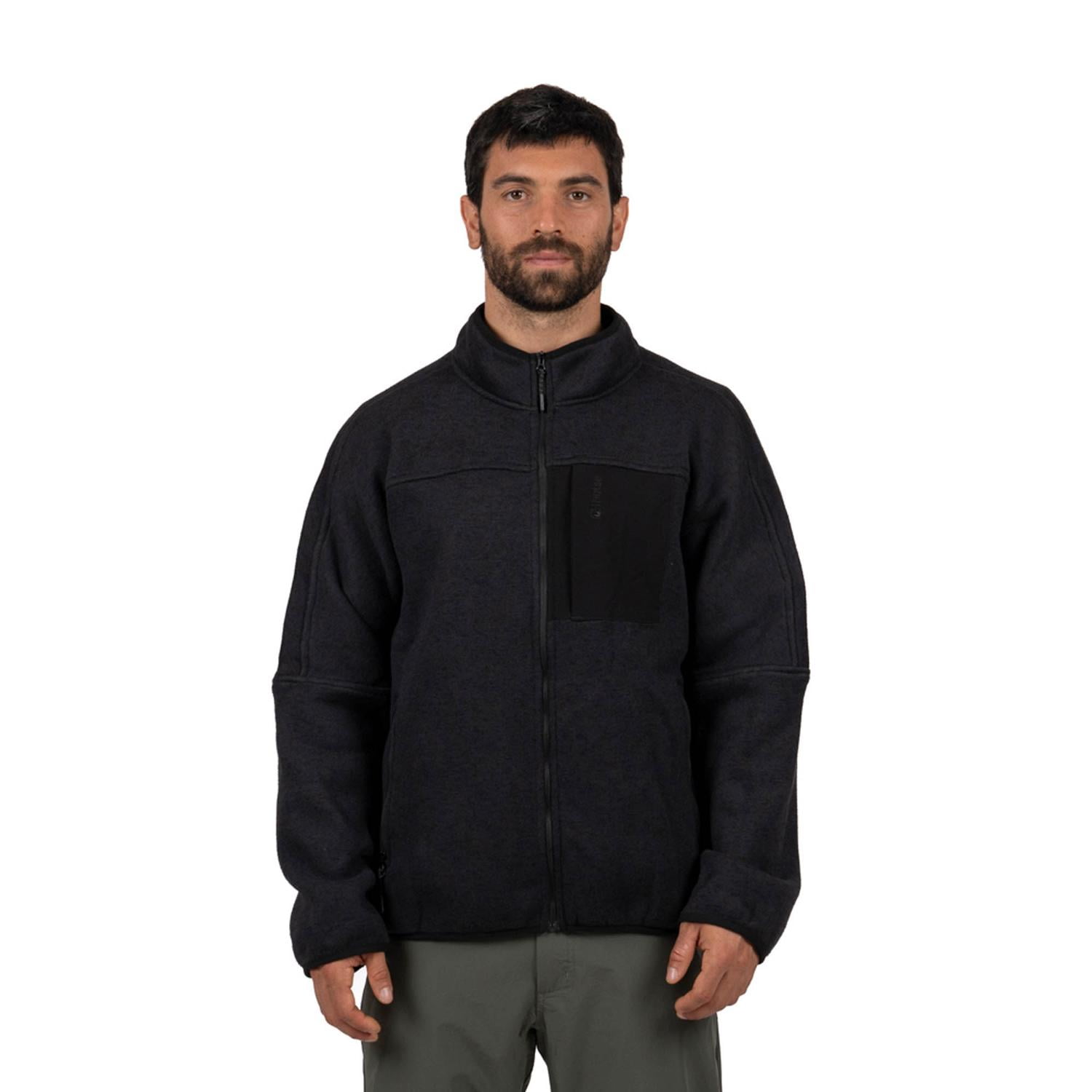 Polar Hombre Tejido Full Zip Middle 84 Lhotse Negro Xl