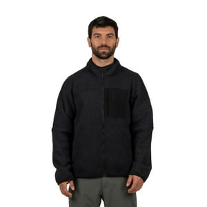 Polar Hombre Tejido Full Zip Middle 84 Lhotse Negro Xl