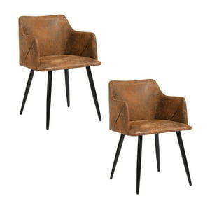 Novahus - Pack 2 Sillas De Comedor Elena Café