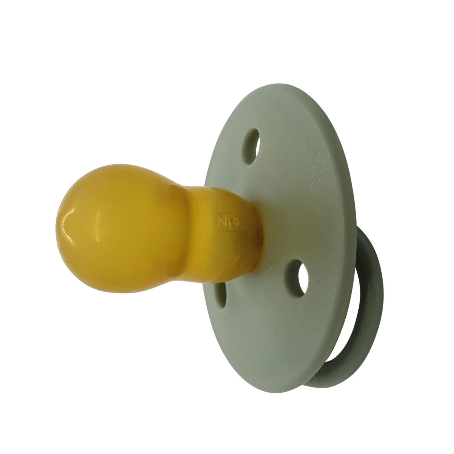 Mininor - Chupetes Redondos Latex 6m 2uns Verde