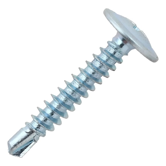 Tornillo Truss Punta Broca Zincado 8 X 1 1/4 - 100 Unidades