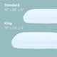 thumbnail image 5 of Almohada Casper Sleep Hybrid Snow, tamaño estándar, blanca, 5 of 7