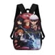 thumbnail image 1 of Manga Kaisen-theme Backpack, Campus style schoolbag Bookbag with Adjustable Shoulder Straps And Large Zip Compartment, Unisex Travel Bags., 1 of 6