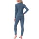 thumbnail image 3 of INSPIRE CHIC Conjuntos de Ropa Interior Térmica para Mujeres Ligera Ultra Suave Camiseta de Manga Larga Conjunto de Leggings Capa Base Térmicos de Invierno Long Johns M Azul, 3 of 5