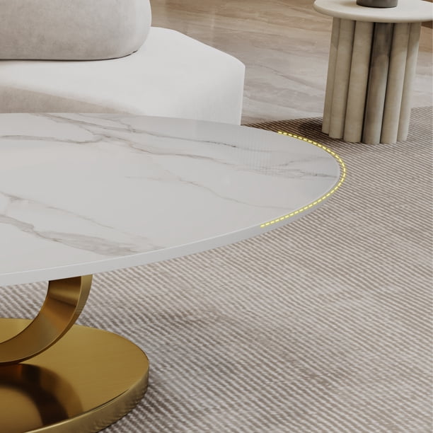[新品未開封]Stone modern table KENZA Modern Sintered Stone Extendable Dining Table – Urban Mood