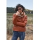 thumbnail image 1 of Chaqueta Biker CCwholesalesclothings Cuero Vegano Rust Manga Larga, 1 of 5