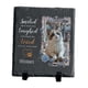 thumbnail image 1 of Piedra Conmemorativa Para Jardín, Decoración De Cementerio, Regalo Conmemorativo, Lápida Para Perro De 6 Pulgadas, Cuadrada, Estilo B, 1 of 5