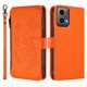 thumbnail image 2 of Funda Cartera Mariposa para [Motorola Moto G35 5G] con Soporte y Cremallera Naranja, 2 of 6