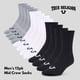 thumbnail image 2 of Pack de 12 calcetines True Religion Mid Crew para hombre, tallas 8-12, 2 of 7