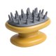 thumbnail image 5 of Ducha De Mano Cabello Cuero Cabelludo Champú Masajeador Cepillo Depurador De Cabeza Salón Amarillo, 5 of 5