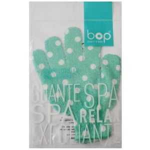 Bop - Guante De Ducha Exfoliante Verde Claro Borrar